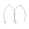 304 Stainless Steel Earring Hooks X-STAS-F191-02P-A-1