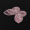 3D Double Layer Butterfly Metallic Yarn Lace Embroidery Ornament Accessories DIY-TAC0025-04A-2