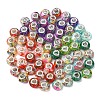 20Pcs 5 Colors Transparent Resin European Rondelle Beads RPDL-YW0001-13A-2