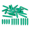 20Pcs Synthetic Turquoise Graduated Spike Beads G-TA0001-44-15