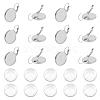 Unicraftale 20Pcs 304 Stainless Steel Leverback Earring Findings DIY-UN0055-88-1