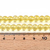 Baking Paint Transparent Glass Beads Strands DGLA-N006-6mm-04-4