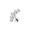 304 Stainless Steel Cubic Zirconia Cartilage Earrings WGBE79F-14-1