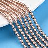 Baking Painted Pearlized Glass Pearl Bead Strands HY-N002-3mm-C02-1