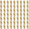 400Pcs CCB Plastic Tube Bails CCB-SC0001-28KC-7