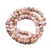 Natural Pink Opal Beads Strands G-C179-A03-02-3