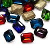 Faceted Rectangle K9 Glass Pointed Back Rhinestone Cabochons RGLA-A017-6x8mm-SM-2