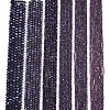 Electroplate Opaque Solid Color Glass Beads Strands EGLA-A044-P8mm-L11-2