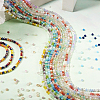 Craftdady 13 strands 13 styles Electroplate Glass Beads Strands EGLA-CD0001-08-15