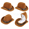CHGCRAFT Cowboy Hat Velvet Boxes CON-CA0001-012-1