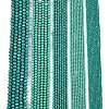 Electroplate Opaque Solid Color Glass Beads Strands EGLA-A044-P4mm-L31-2