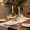 6 Sets Aluminum Candle Holders AJEW-WH0696-152-6