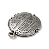 Tibetan Style 304 Stainless Steel Pendants STAS-G278-16AS-3