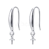 925 Sterling Silver Earring Hooks STER-E062-02S-1