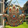 Hamsa Hand Acrylic Window Hanging Ornaments PW-WG1EC31-01-1