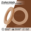 Wooden Spacer Ring for Car Speaker DIY-WH0430-396A-4