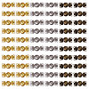60Pcs 3 Colors Alloy Snap Lock Clasps FIND-GL0002-01-1
