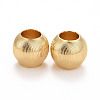 Eco-Friendly Brass Cat Eye Beads KK-M225-25G-A-2