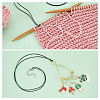 Aluminum Pendant Necklaces NJEW-NB00003-5