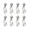 Tibetan Style Alloy Kitten Pendants LF10383Y-2