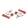 Christmas Alloy Enamel Pendants LS-ENAM-D050-13A-02P-2