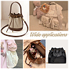 WADORN 2Pcs 2 Colors PU Leather Drawstring for Bucket Bag FIND-WR0010-27-6