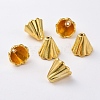 Tibetan Style Bead Caps EA10181Y-G-1