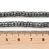 Electroplated Synthetic Non-Magnetic Hematite Beads Strands G-U003-16B-4