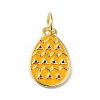 Rack Plating Brass Enamel Charms KK-B092-21G-03-1