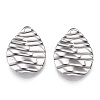 Non-Tarnish 304 Stainless Steel Pendants STAS-T063-205P-2