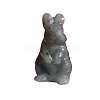 Natural Labradorite Carved Healing Rabbit Figurines PW-WG70445-06-1