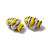 Handmade Porcelain Beads PORC-R002-01G-2