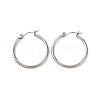 304 Stainless Steel Hoop Earrings for Women EJEW-F339-02P-02-1