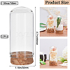 CRASPIRE Clear Glass Dome Cover AJEW-CP0005-90C-2