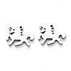 Tarnish Resistant 304 Stainless Steel Charms STAS-N092-94-2