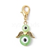 Ecil Eye Angel Resin Pendant Decorations HJEW-JM01514-4