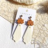 Halloween Spray Painted Acrylic Dangle Stud Earrings FS-WGEB551-01-1