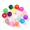 Imitation Jade Glass Beads DGLA-Q021-6mm-M-2