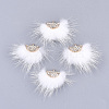 Faux Mink Fur Tassel Pendant Decorations FIND-T040-10-1