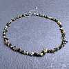 Natural Tourmaline Chip Beaded Necklaces for Women IW6789-49-1