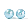 UV Plating Opaque Acrylic Beads SACR-Q005-01B-2