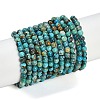 Natural HuBei Turquoise Beads Strands G-M411-A02-01-1