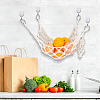 Hanging Fruit Macrame Basket AJEW-WH0332-44-5