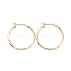 Ion Plating(IP) Brass Huggie Hoop Earrings for Women EJEW-A083-01G-1