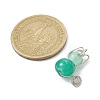 Imitation Jade Glass Bead Pendants PALLOY-JF02479-04-2