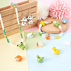 24Pcs 12 Style Handmade Bumpy Lampwork Beads Strands LAMP-KS0001-03-7