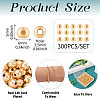 Rack Plating Brass Beads KK-TA0001-88G-05-5