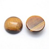 Natural Tiger Eye Cabochons X-G-P393-R12-12mm-2