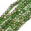 Electroplate Glass Beads Strands EGLA-A034-T4mm-J05-2