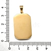 Tarot 304 Stainless Steel Enamel Pendants STAS-M119-09T-G-2
